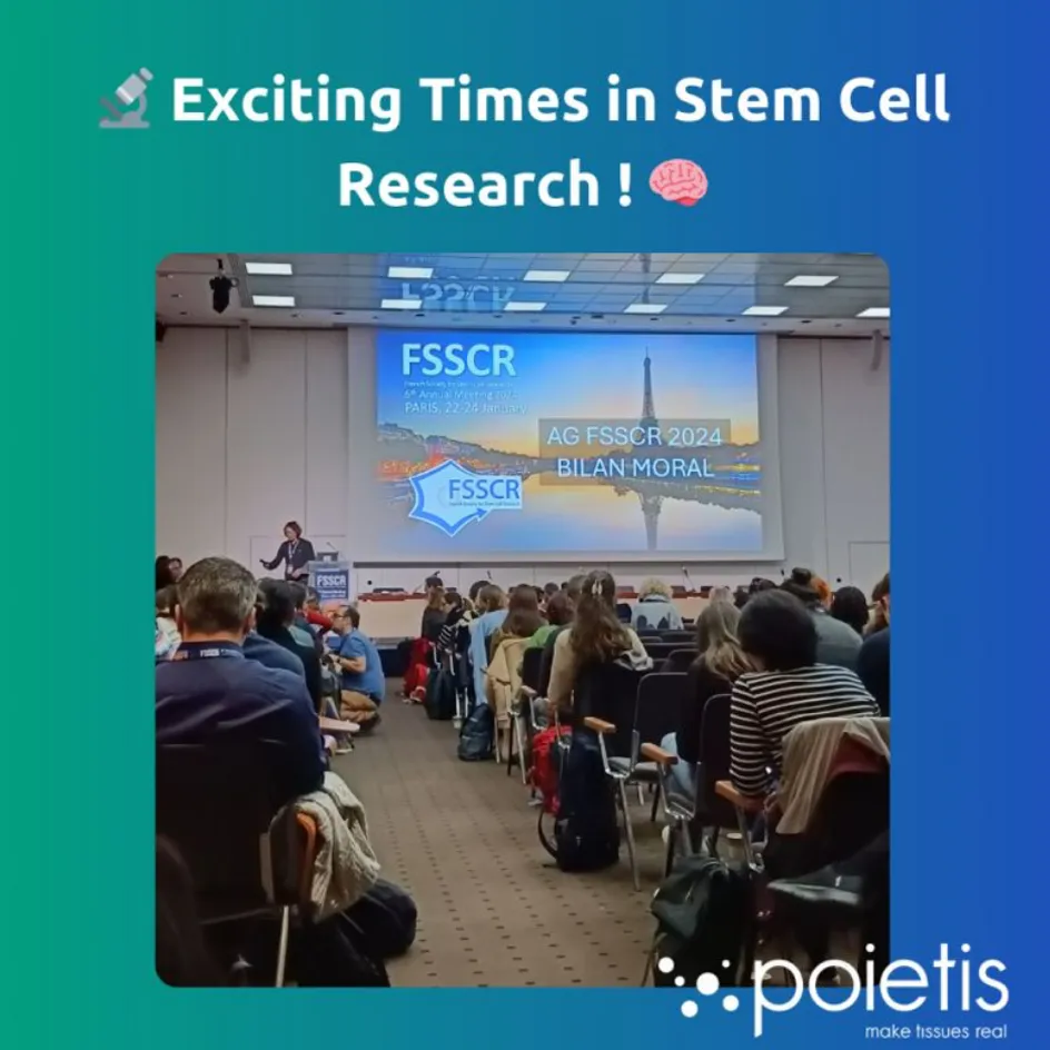 Poietis at the French Society for Stem Cell Research conference
